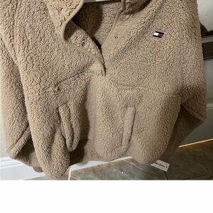 Tommy Hilfiger Beige Sherpa Jacket